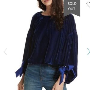 Free People Velvet Top